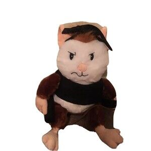 Hot Topic Kids Soft Plush Furry Fur Hamster Mini Backpack Bag Sack Multi-Color